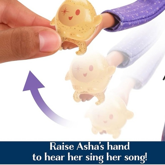 Disney Wish Singing Asha De Rosas Cantante Doll - Picture 5 of 9